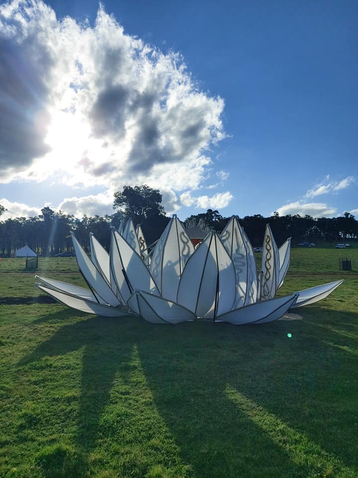 Lewis Horne Perth Western Australia Ephemeral Art Festival Art Lotus